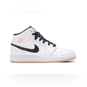 Air Jordan 1 Mid GS 'White Arctic Orange'  - size 5.5Y but fits size 7 women’s